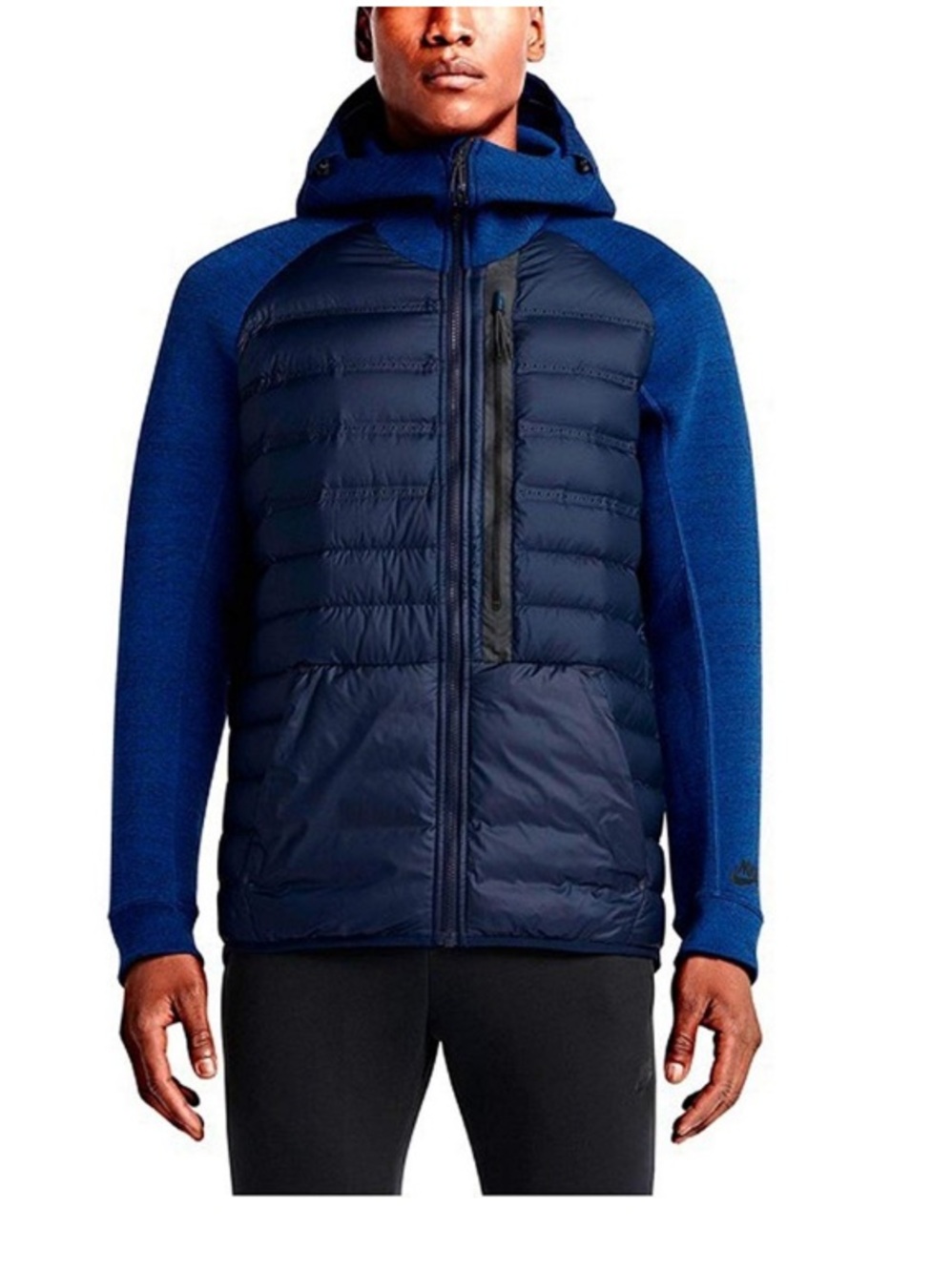 Nike Tech Fleece AeroLoft Down Jacket raglan sleeves hooded sz M 678261-451